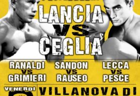 Riccardo Lecca torna sul ring l'8 Novembre a Guidonia nel sottoclou del titolo Italiano dei leggeri Lancia Vs Ceglia