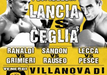 Riccardo Lecca torna sul ring l'8 Novembre a Guidonia nel sottoclou del titolo Italiano dei leggeri Lancia Vs Ceglia