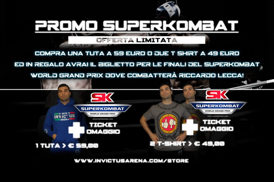 Invictus ti regala il biglietto per Superkombat di Monza del 22 Novembre!