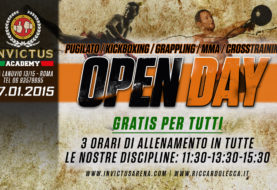 17 Gennaio, OPEN DAY GRATUITO con Pugilato, Kick Boxing/Thai Boxe, Crosstraining, Grappling e MMA