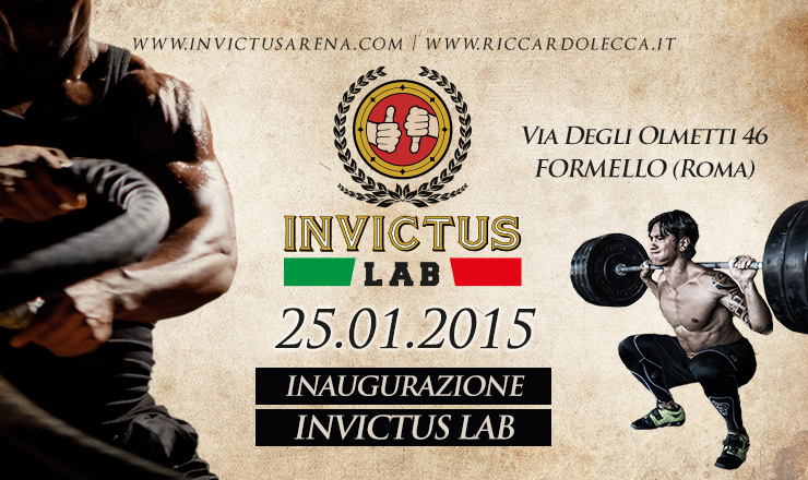 25 Gennaio: inaugurazione di Invictus Lab a Formello