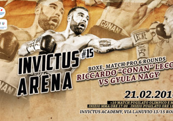 Invictus Arena 15, di scena il pugilato con Riccardo Lecca il prossimo 21 Febbraio