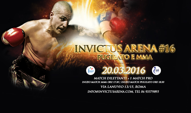 Cambio di avversario per Scafi per il main event di Invictus Arena #16