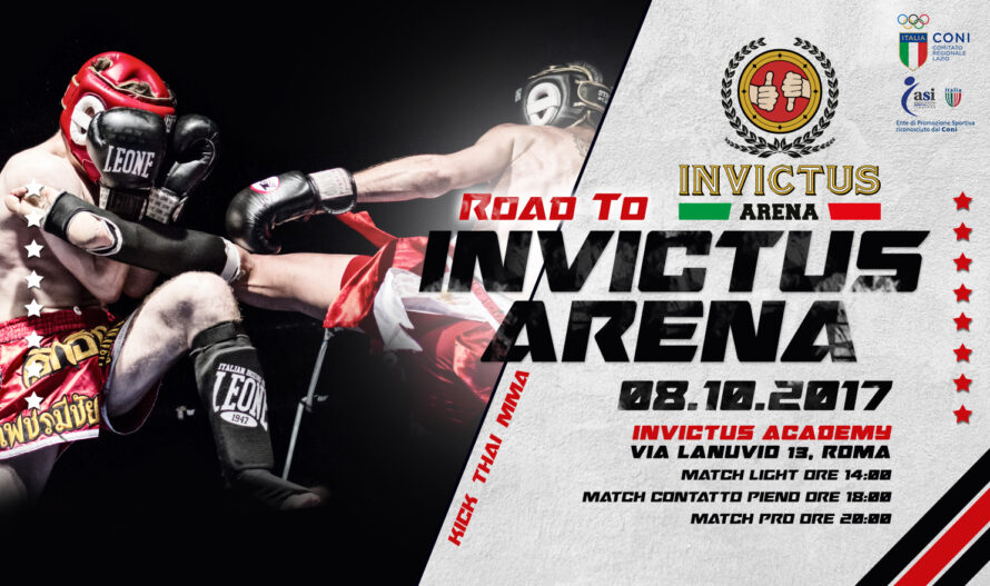 Road To Invictus Arena, Kick, Thai e MMA: 8 Ottobre 2017