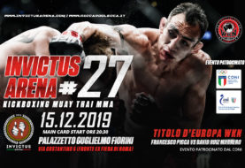 Invictus Arena #27, 15 Dicembre, KICKBOXING MUAY THAI MMA, Roma